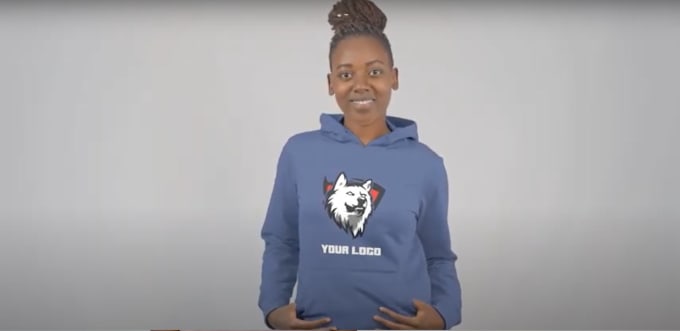 Hoodie with your top logo