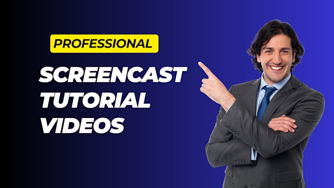 create a screencast tutorial video or how to video for your website or app