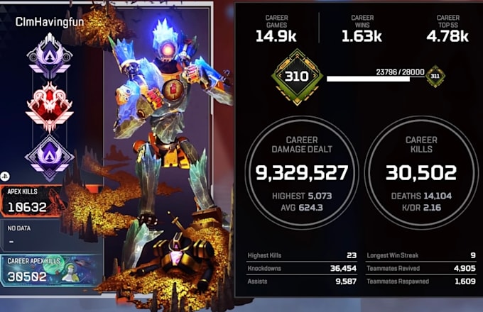 coach and help you rank up in apex all platforms