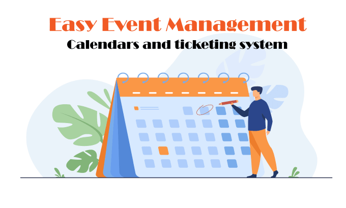 creat ticket selling event website or import events