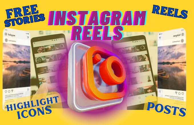 create instgram reels and stories for you