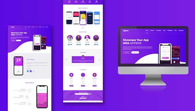 design your website for conversion to htm,css,bootstrap
