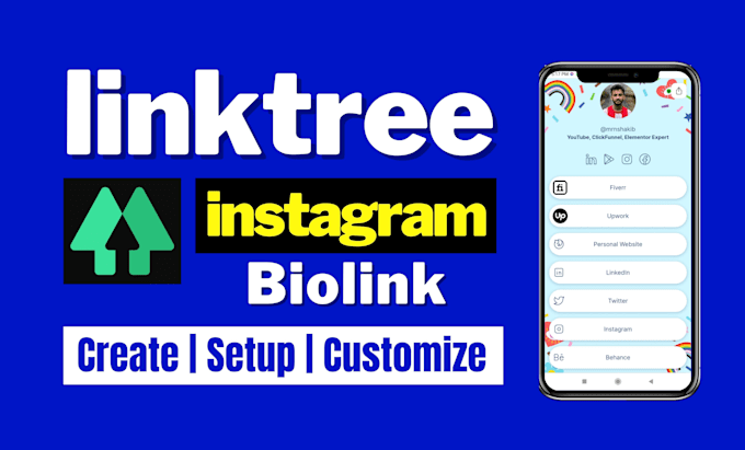 Create a linktree landing page or smart bio jotform apps hypesocial tap