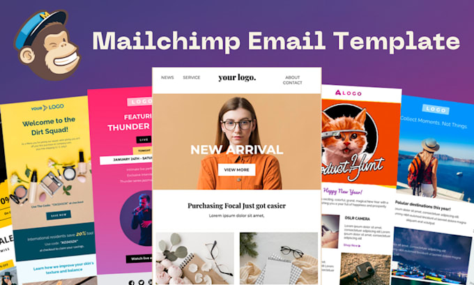Design mailchimp email template by Theabgarg | Fiverr