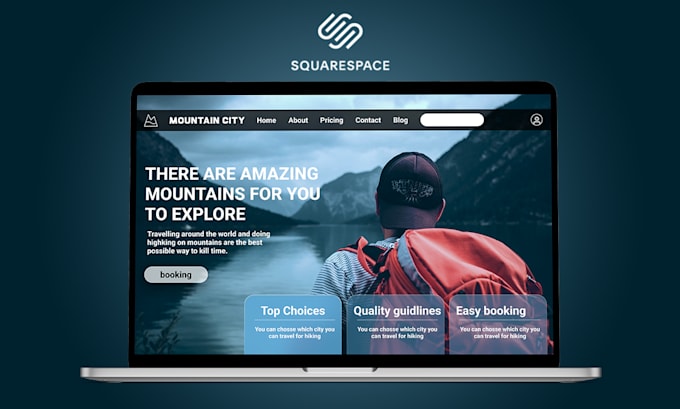 design a professional eye catching squarespace website