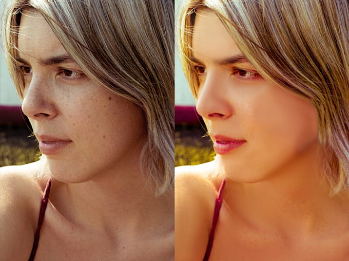 realistic photo retouching and enhancement