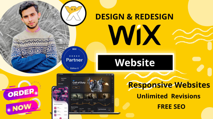 Hire a freelancer to create business wix website,wix website design and redesign,wix store website
