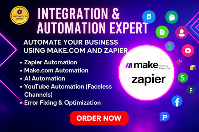 build ai automation, n8n workflows, ai agents, and make systems, ai chatbot