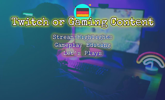edit twich or gaming video for yt highlights and lets plays