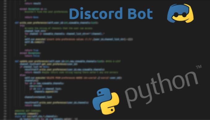 Code discord bots in python by Flaviolugli | Fiverr