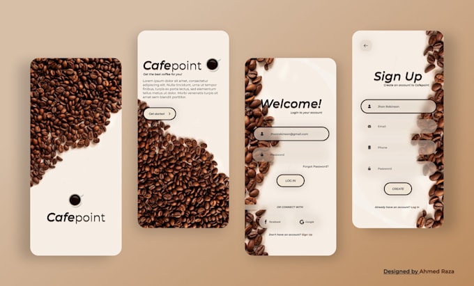 design modern mobile app ui design