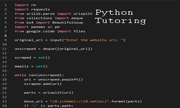 Tutor python, numpy and machine learning as a python tutor from ...