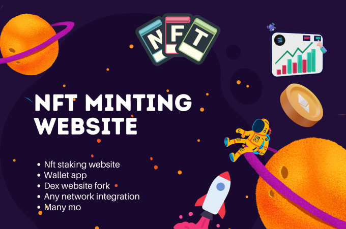 Develop nft minting website nft marketplace nft landing page mint