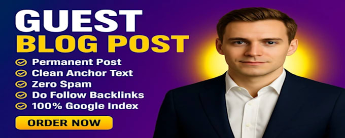 write and publish 15 guest posts on high da websites