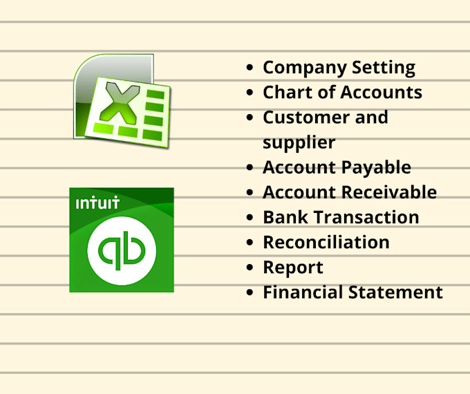 Do accounting and bookkeeping in quickbooks and excel by Sanasaeed0913