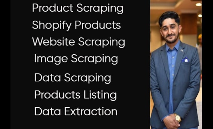 do product scraping, shopify scraping,image scraping