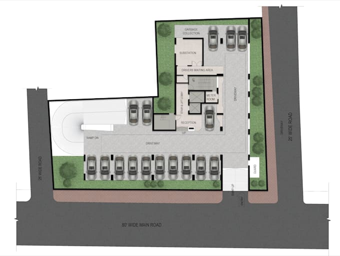 design and render 2d floor plan