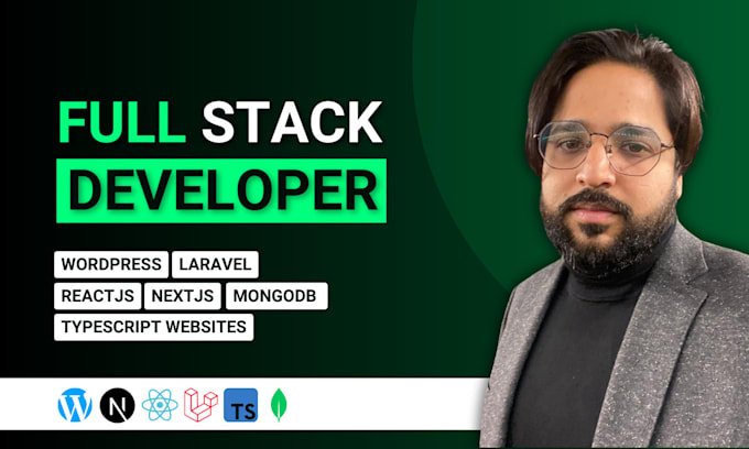 develop your nextjs, reactjs, laravel, wordpress, mongodb typescript websites