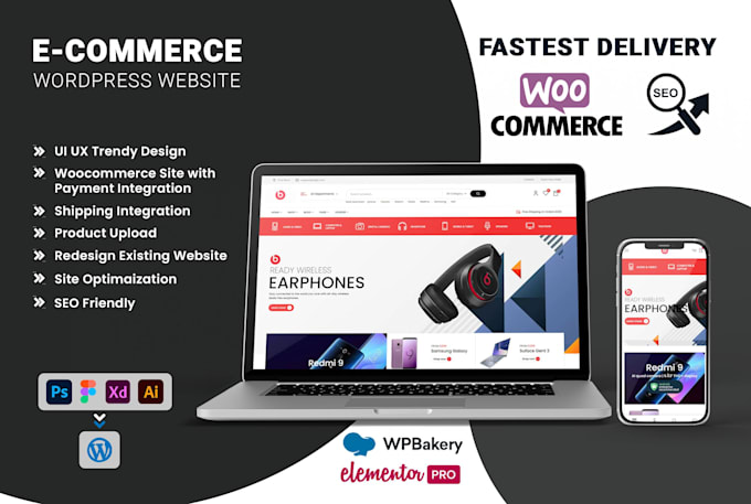 design and develop ecommerce website following UI UX trend