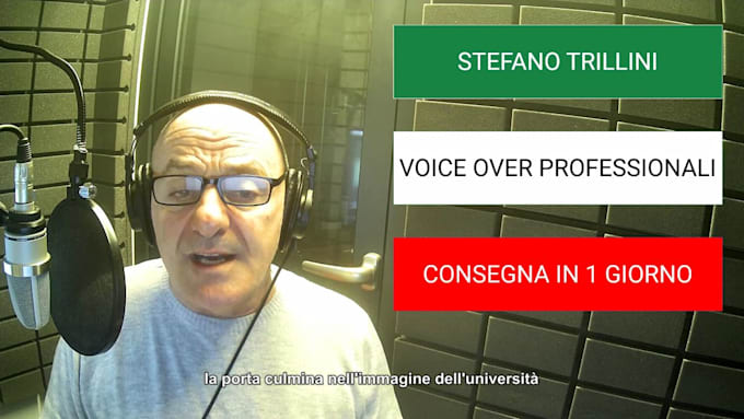 create italian subtitles or captions from video or audio