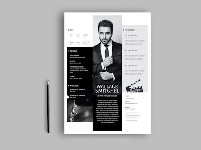 create professional and modern CV design in 5 hours