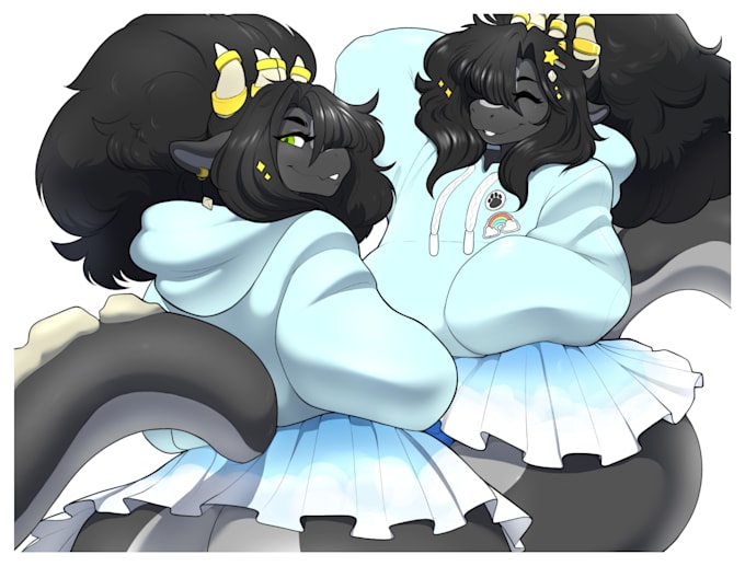 draw nsfw or sfw art of your furry character