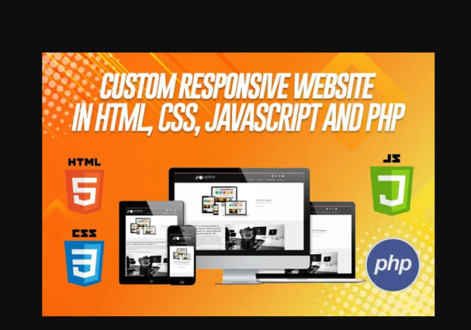 Develop responsive front end website with html and css bootstrap by ...