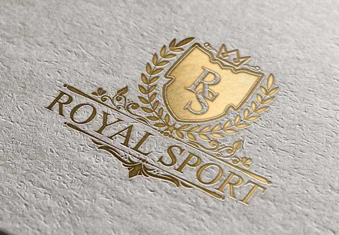 do luxury royal heraldic family crest logo design in 6h