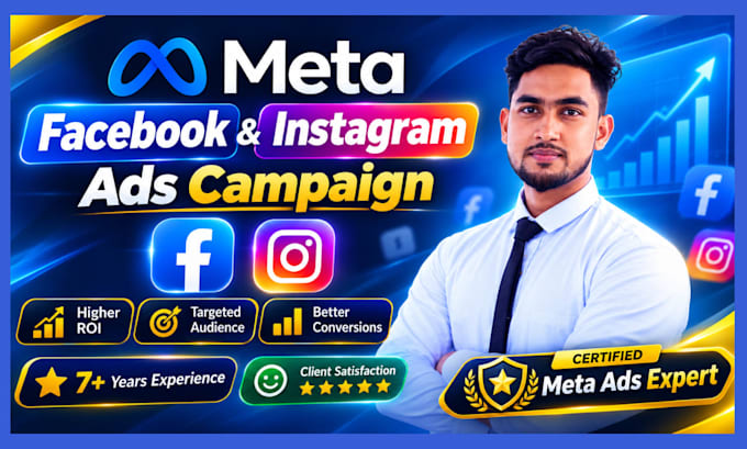be your facebook ads manager,fb ads campaign,instagram ads