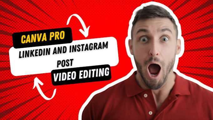design linkedin post, instagram business post , logo design, and short videos