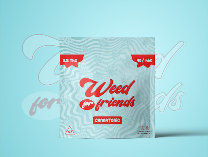 do vape, gummies, cannabis box packaging and label design with logo