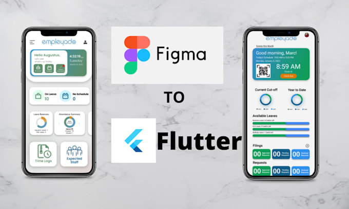 Design flutter apps, flutter ui and ux, figma to flutter conversion by ...