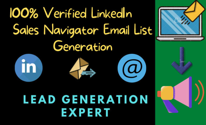 Do linkedin sales generation and email scraping by Hamzahbhatti86 | Fiverr
