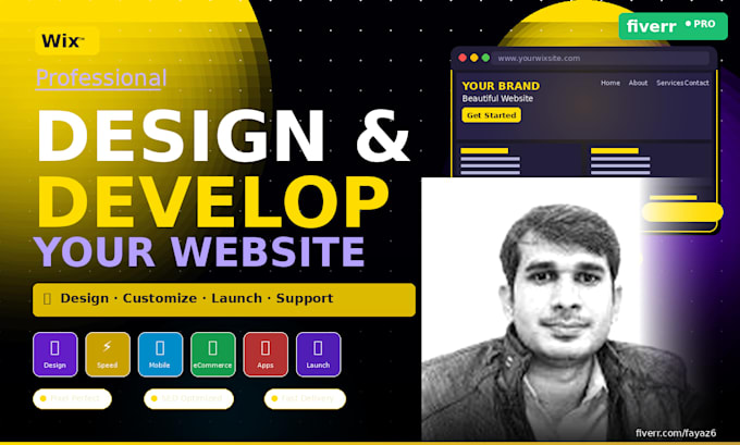 design or develop your wix website