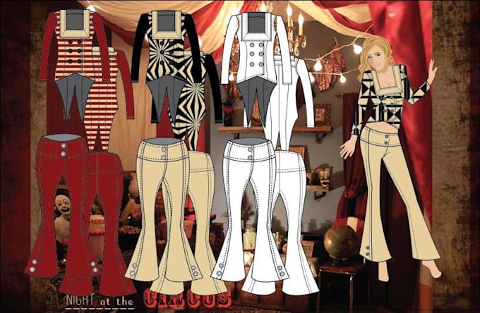 design and illustrate an outfit for you