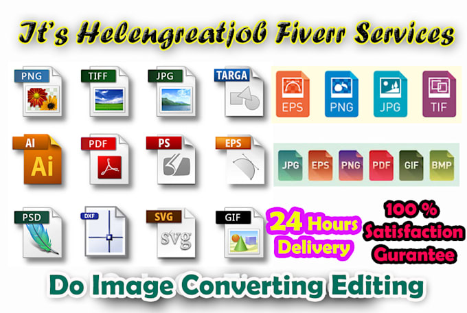 Convert Image Format With Editing By Helengreatjob