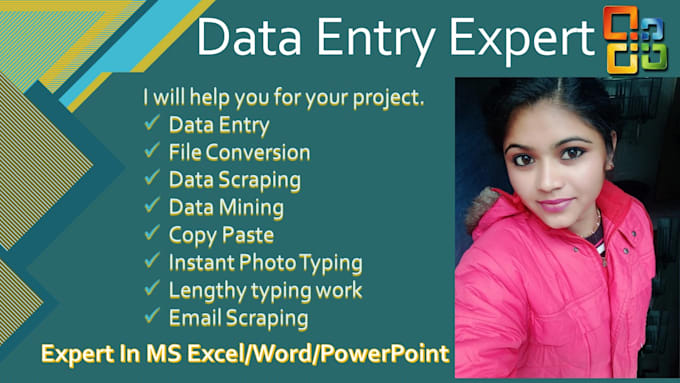 do data entry web research social media search data collection email scraping