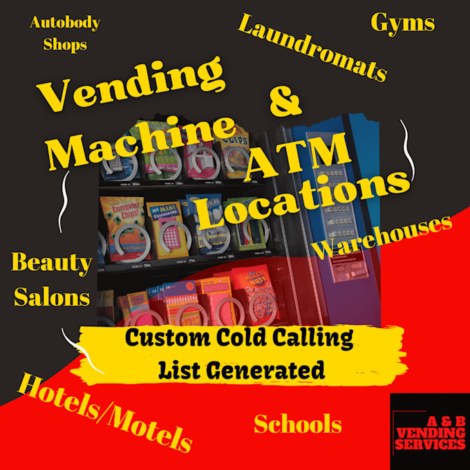 create a customized cold calling list for your vending or atm business