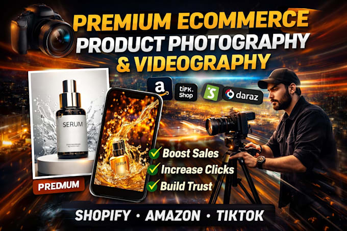 do create premium ecommerce product photography and videography that boosts sale