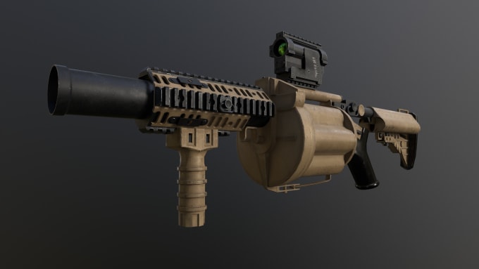 do your game asset, prop, weapon and hard surface