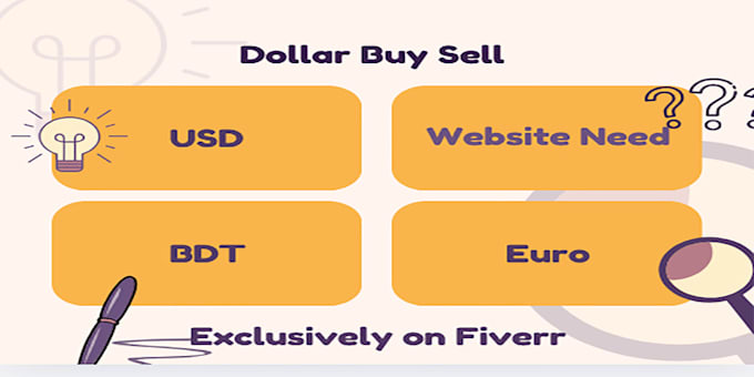 create attractive, full functional dollar buy sell website