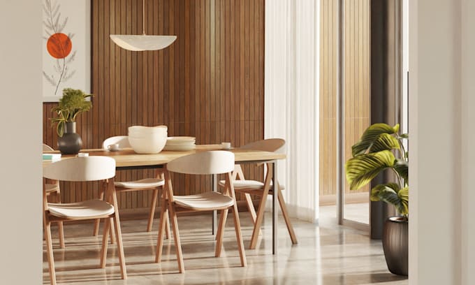 design and or render your interior arch viz project