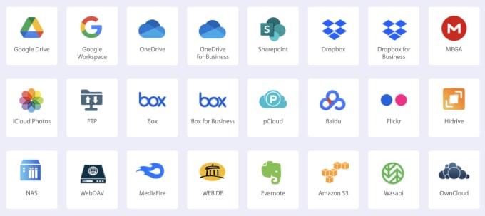migrate any cloud drive, google drive, dropbox, onedrive