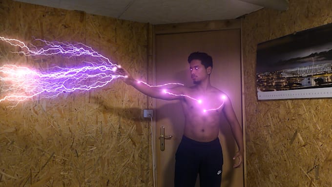 edit lightning vfx different type