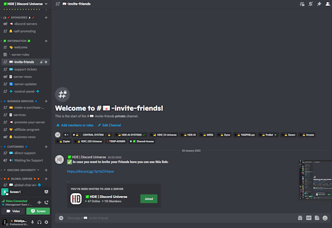 Be your discord manager or moderator by Hdimov | Fiverr