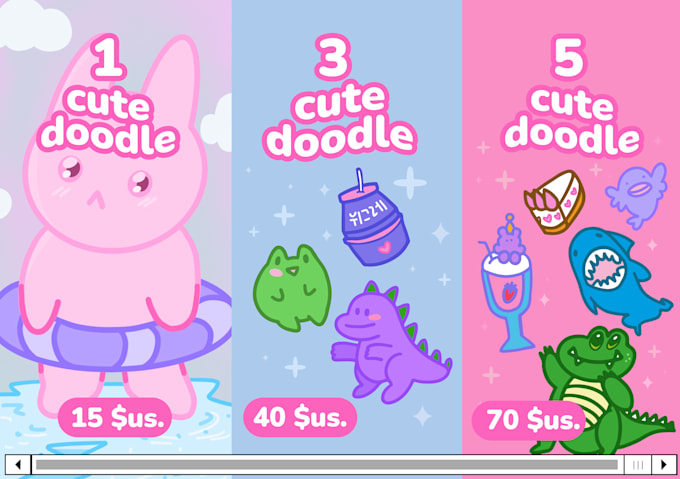 draw cute doodles illustrations