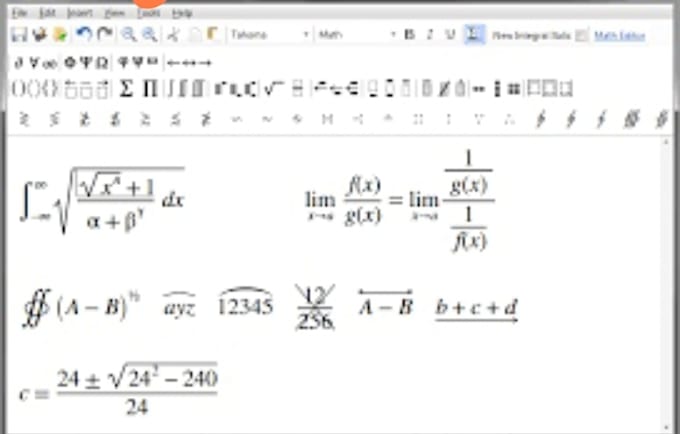 type math physics statistics biology typing with hundred percent accuracy