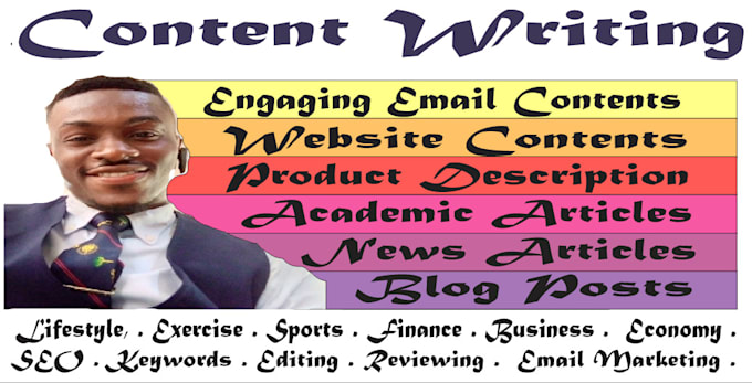 write creative contents and research articles on economy, health and society