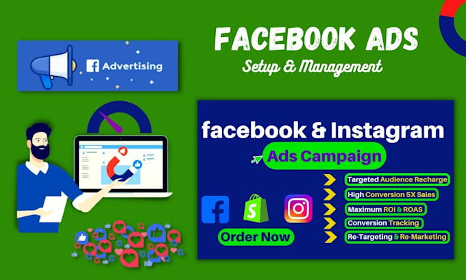 setup and manage your facebook and instagram ads campaign, for leads and sales