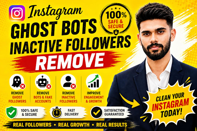 remove ghost and fake instagram followers manually